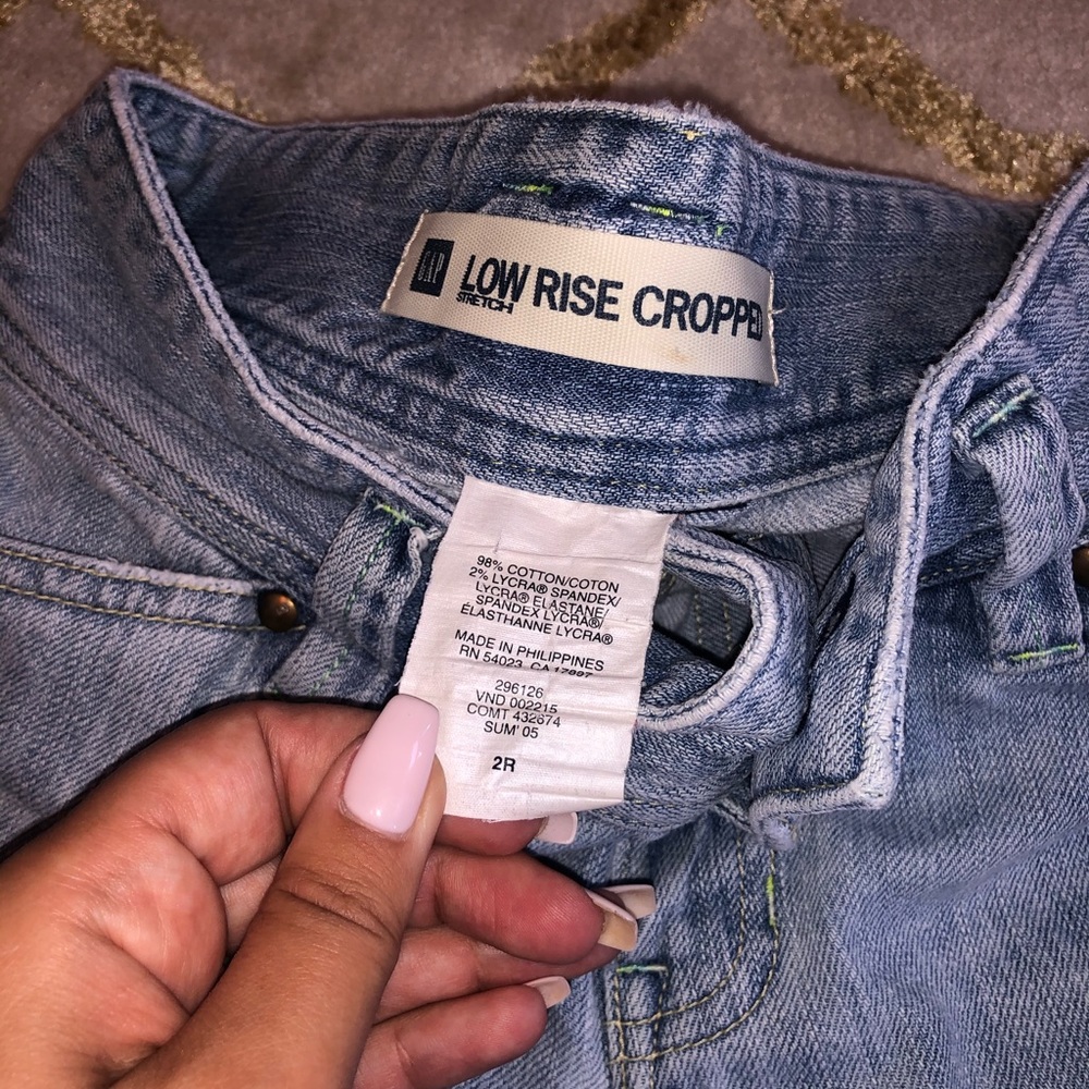 GAP low rise cropped jeans - Picture 4 of 5